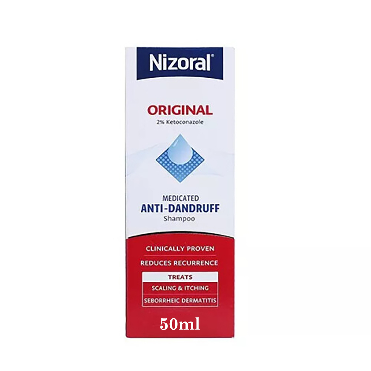 Picture of Nizoral 2% Ketoconazole Hair Care Anti-Dandruff Shampoo 50ml