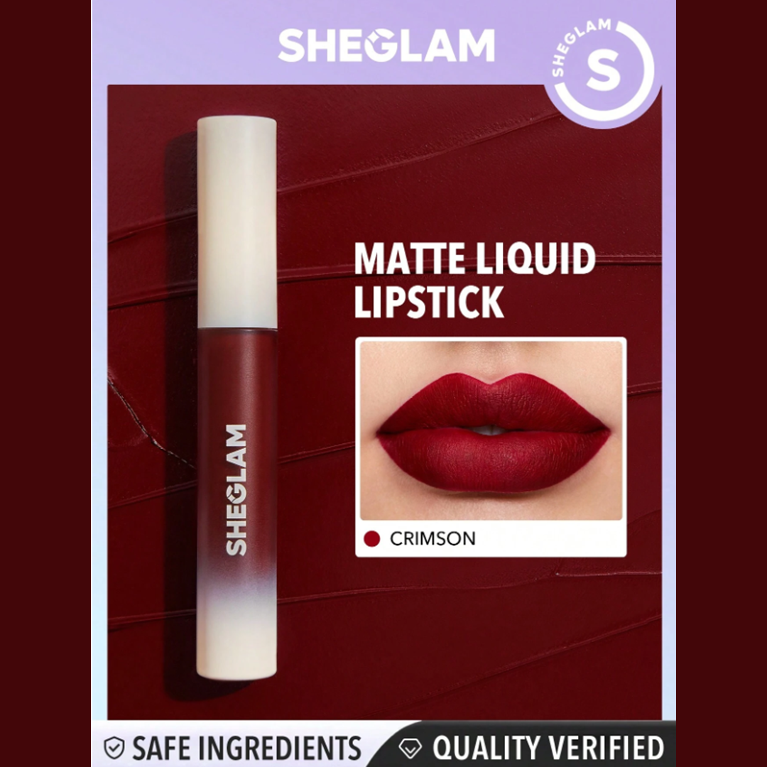Picture of Sheglam Matte Allure Liquid Lipstick (Crimson)