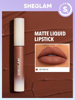 Picture of She Glam Matte Allure Liquid Lipstick (Vetiver