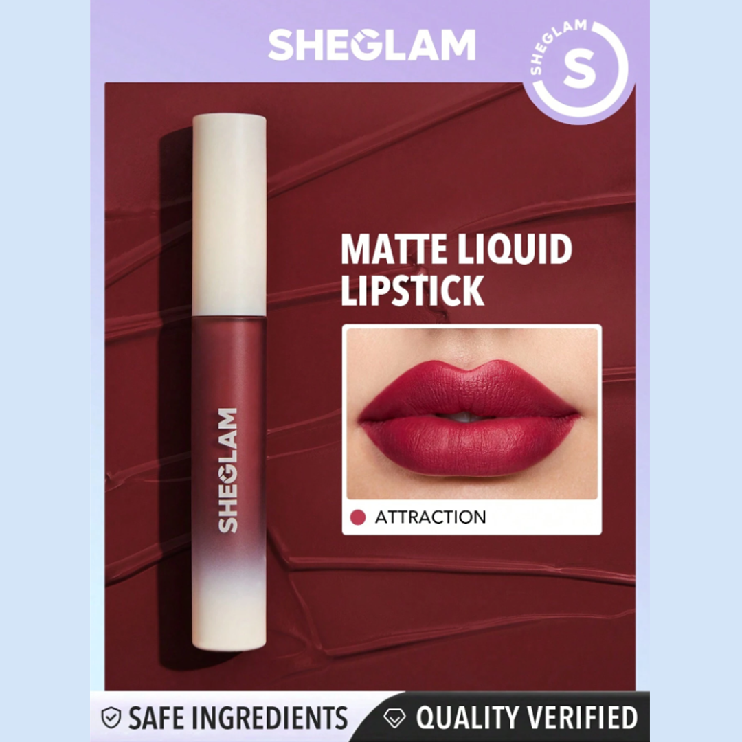 Picture of Sheglam Matte Allure Liquid Lipstick (Attraction)
