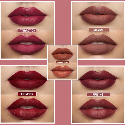 Picture of Sheglam Matte Allure Liquid Lipstick (Attraction)