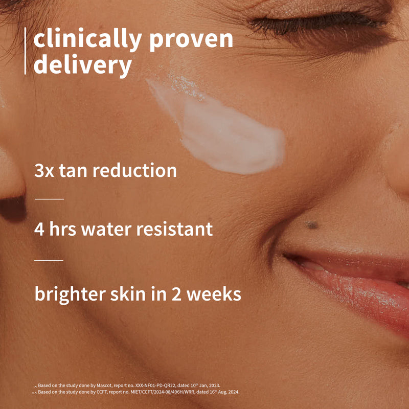 Picture of Plum 2% Niacinamide & Rice Water Hybrid Face Sunscreen With SPF 50 PA+++ 50g