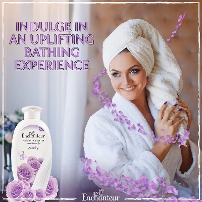 Picture of Enchanteur Alluring Shower Gel, Shower Fxperience With Fine Floral Fragrance, 550 Ml
