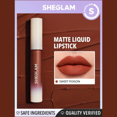 Picture of She Glam Matte Allure Liquid Lipstick (Sweet Poison)