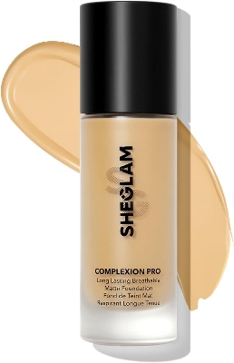 Picture of SHEGLAM Full Coverage Foundation Makeup Long Lasting Waterproof Matte Dewy Liquid Foundation - Butterscotch