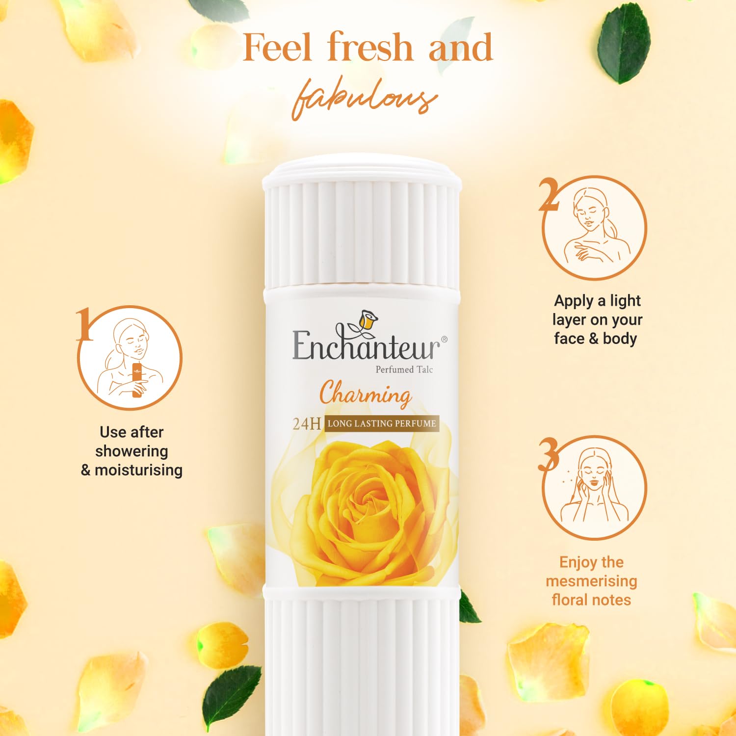 Picture of Enchanture  Perfumed Talcum Powder  Charming, 250gm