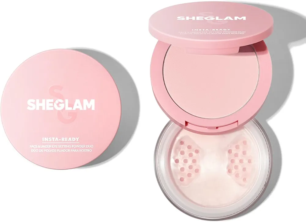 Picture of SHEGLAM Insta-Ready Face Powder Loose Under Eye Setting Powder-Bubblegum