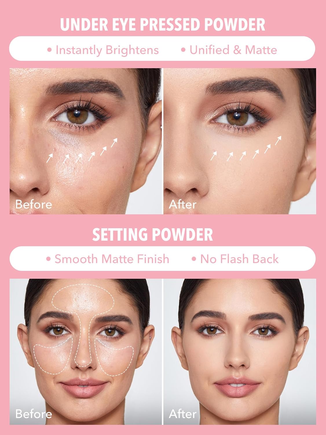 Picture of SHEGLAM Insta-Ready Face Powder Loose Under Eye Setting Powder-Bubblegum