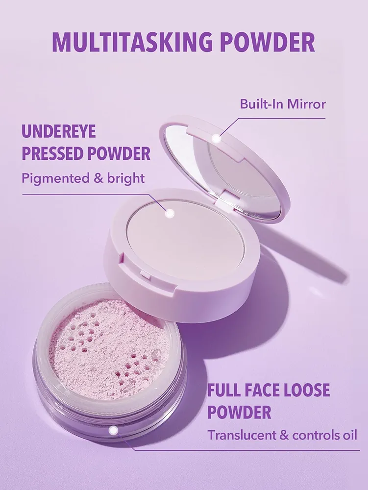Picture of SHEGLAM Insta-Ready Face Powder Loose Under Eye Setting Powder-Taro
