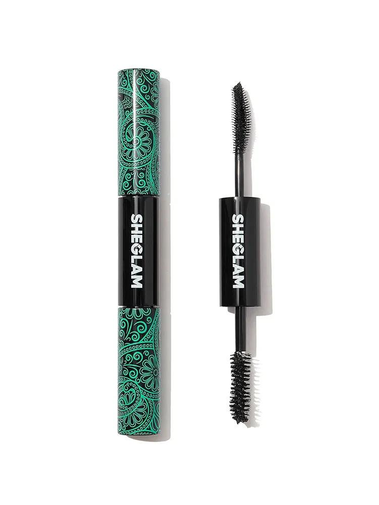 Picture of SHEGLAM 2 In 1 Black Volume and Length Waterproof Mascara Long Lasting Dual-Ended Tubing Eye Makeup