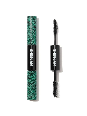 Picture of SHEGLAM 2 In 1 Black Volume and Length Waterproof Mascara Long Lasting Dual-Ended Tubing Eye Makeup