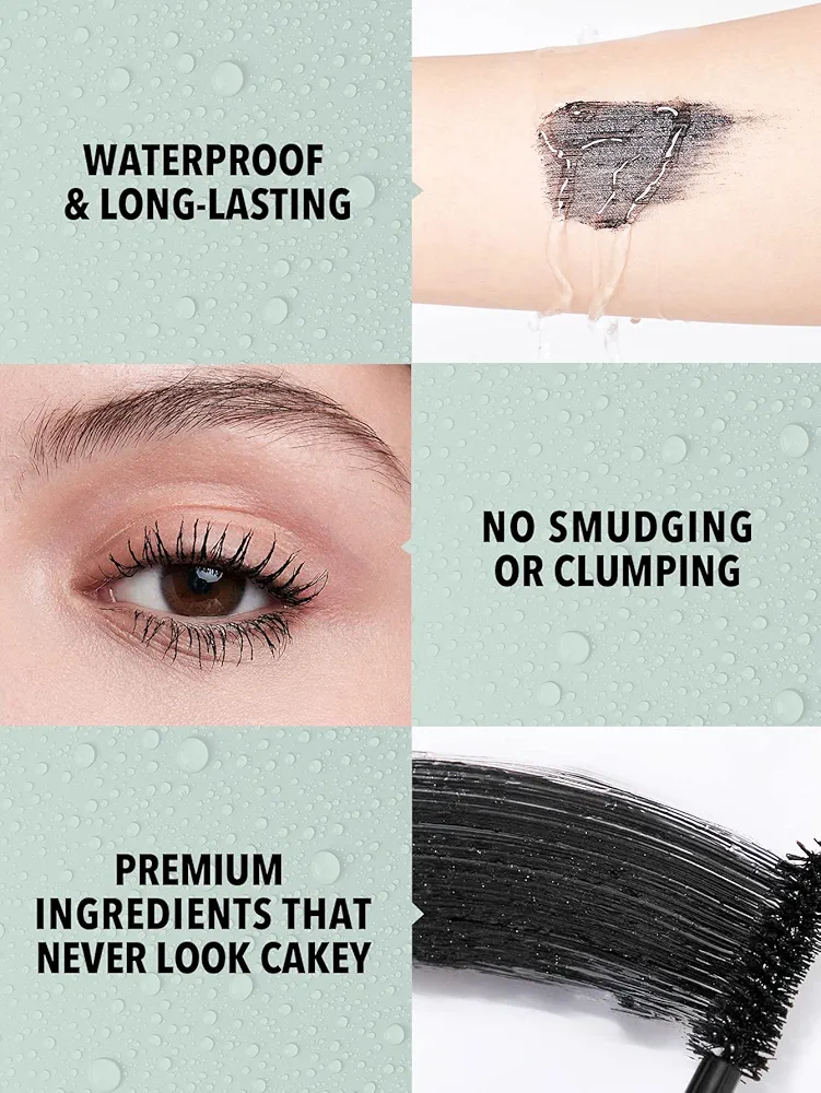 Picture of SHEGLAM 2 In 1 Black Volume and Length Waterproof Mascara Long Lasting Dual-Ended Tubing Eye Makeup