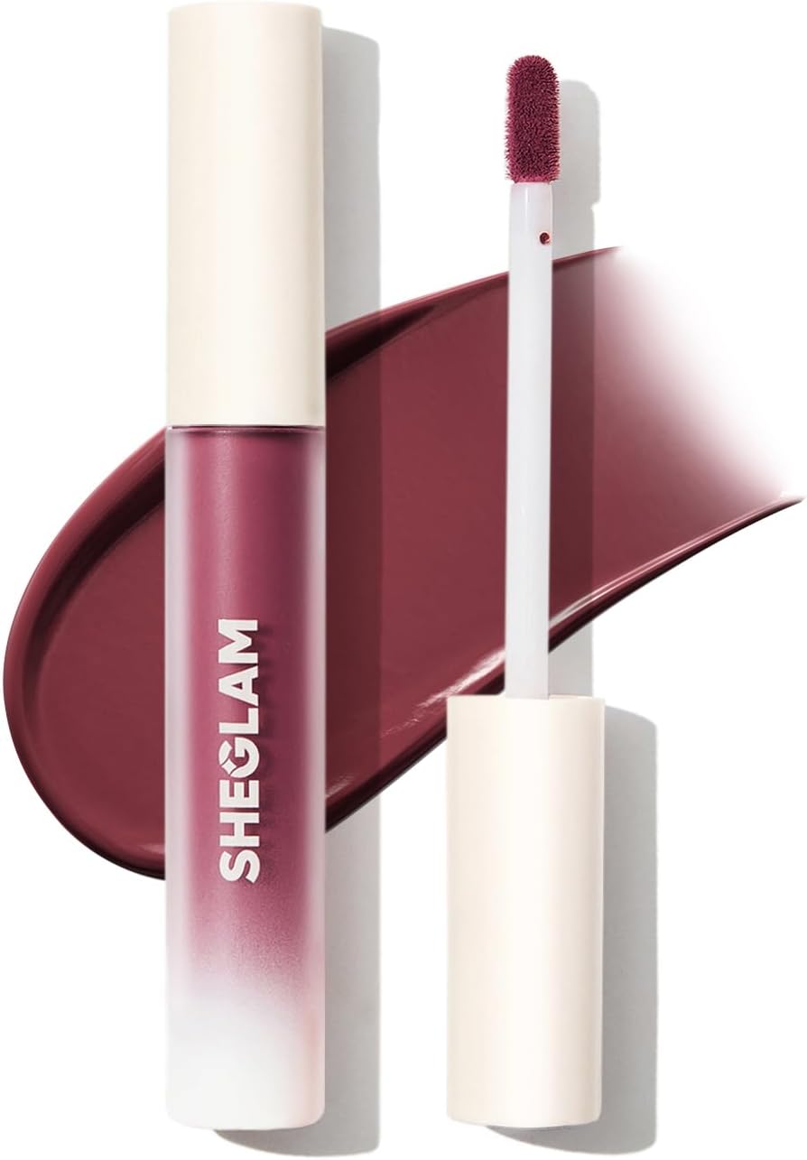 Picture of SHEGLAM Matte Allure Liquid Lipstick Long Lasting High Pigment Lipstick Nourishing Sunflower Oil Reduce Lip Care-Vineyard