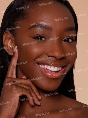 Picture of SHEGLAM SKin-Focus Full Coverage Powder Foundation Oil-Control Lightweight Face Pressed Powder Makeup-Camel