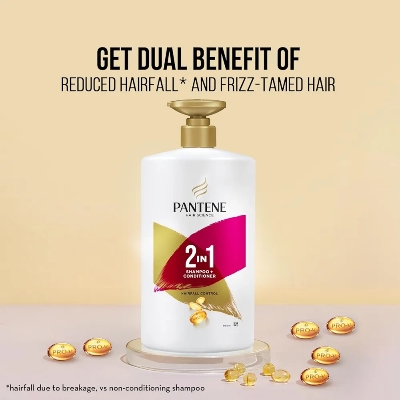 Picture of Pantene Advanced Hairfall Solution 2in1 Anti-Hairfall Shampoo & Conditioner for Women 1000ml