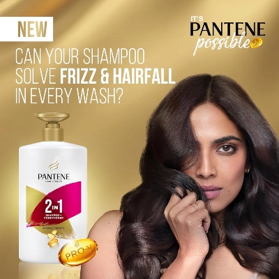 Picture of Pantene Advanced Hairfall Solution 2in1 Anti-Hairfall Shampoo & Conditioner for Women 1000ml