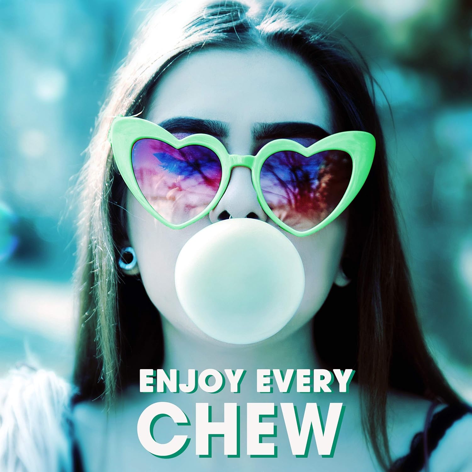 Picture of Trident Mint Bliss Sugar-Free Chewing Gum, 12 Packs of 14 Pieces (168 Total Pieces)