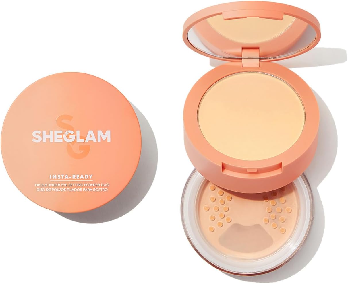 Picture of SHEGLAM Insta-Ready Face Powder Loose Under Eye Setting Powder - Toasted Almond