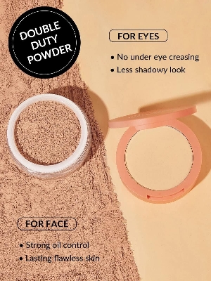 Picture of SHEGLAM Insta-Ready Face Powder Loose Under Eye Setting Powder - Toasted Almond