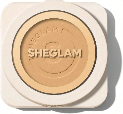 Picture of SHEGLAM SKin-Focus Full Coverage Powder Foundation Oil-Control Lightweight Face Pressed Powder Makeup-Butterscotch