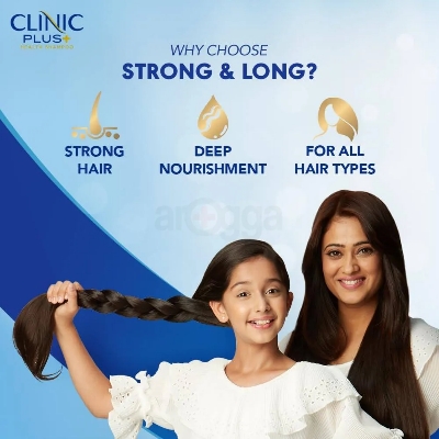 Picture of Clinic Plus+ Strong & Long Health Shampoo with Milk Protein & Multi Vitamin 1000ml