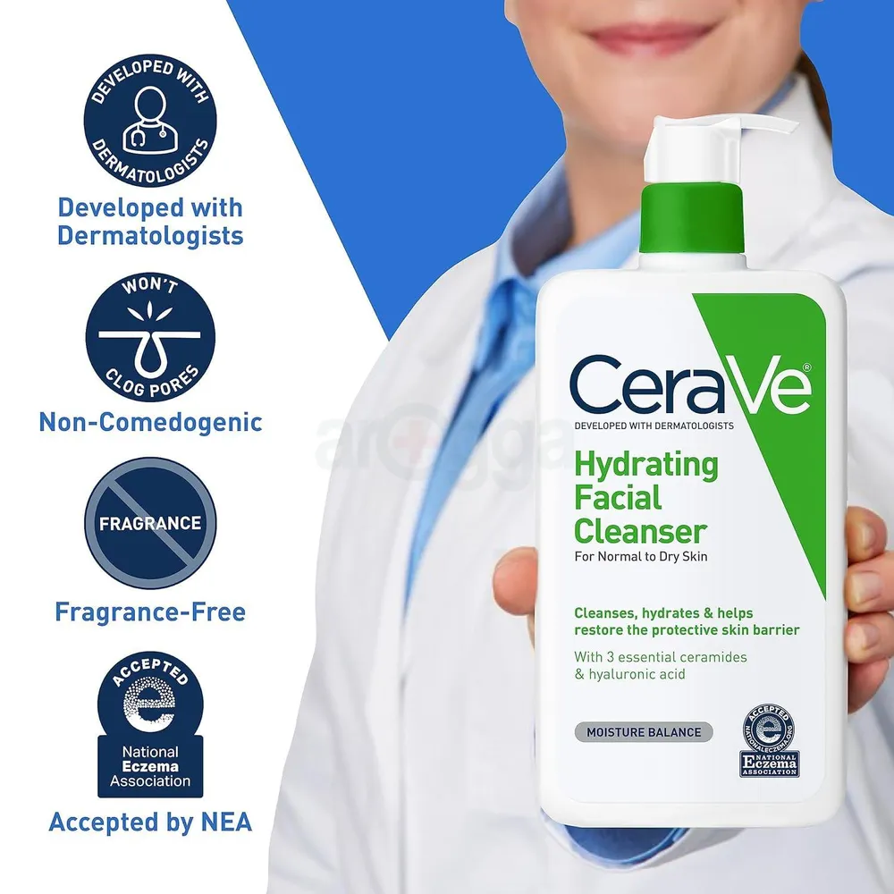 Picture of Cerave Hydrating Facial Cleanser for Normal to Dry Skin 237ml France