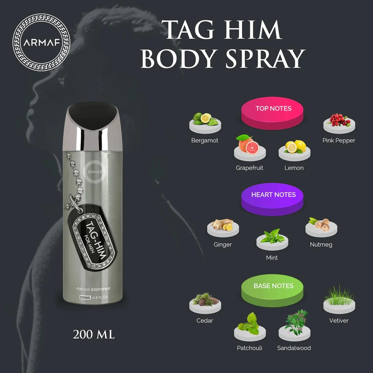 Picture of Armaf Tag Him Perfume Body Spray - For Men