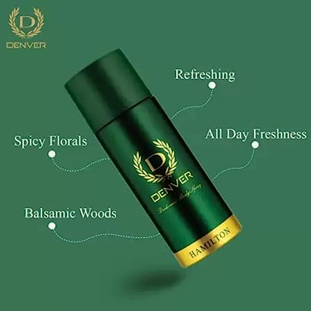 Picture of DENVER Hamilton Deodorant Body Spray – (165ML) | Long Lasting Deo for Men