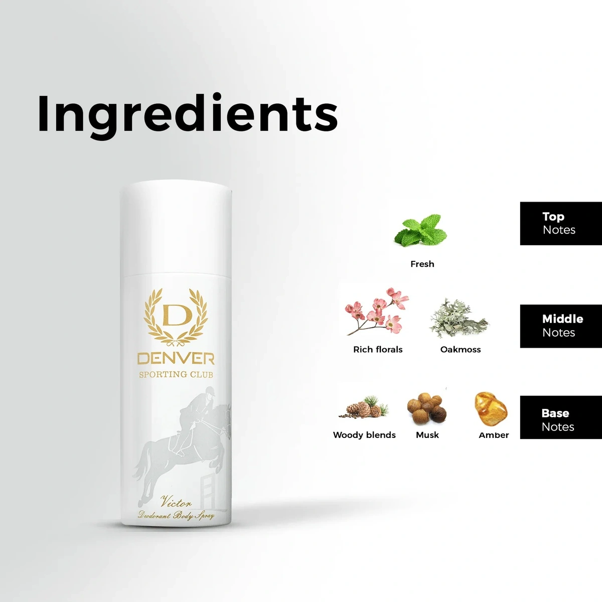 Picture of Denver hamilton sporting club victor deodorant body spray - for men