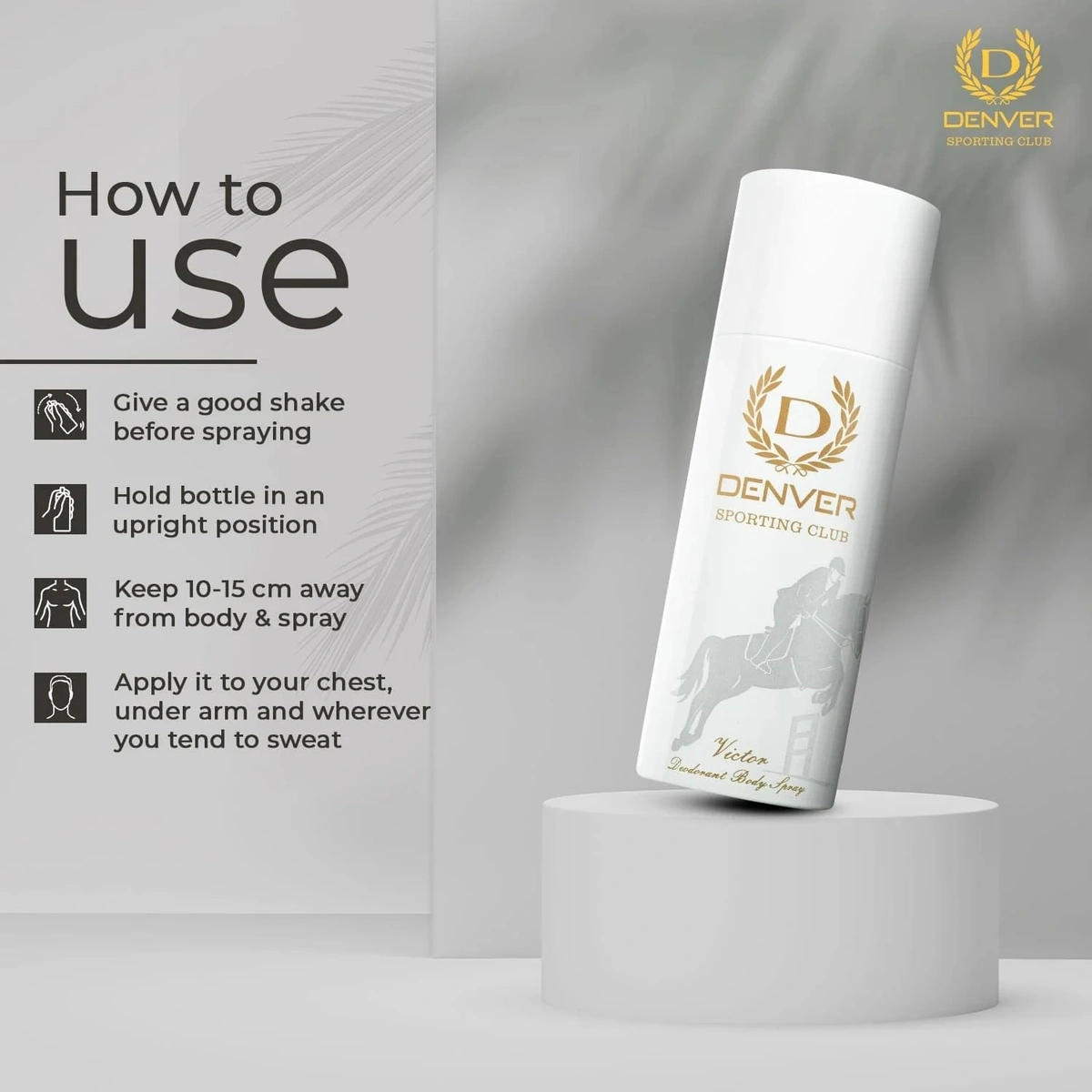 Picture of Denver hamilton sporting club victor deodorant body spray - for men