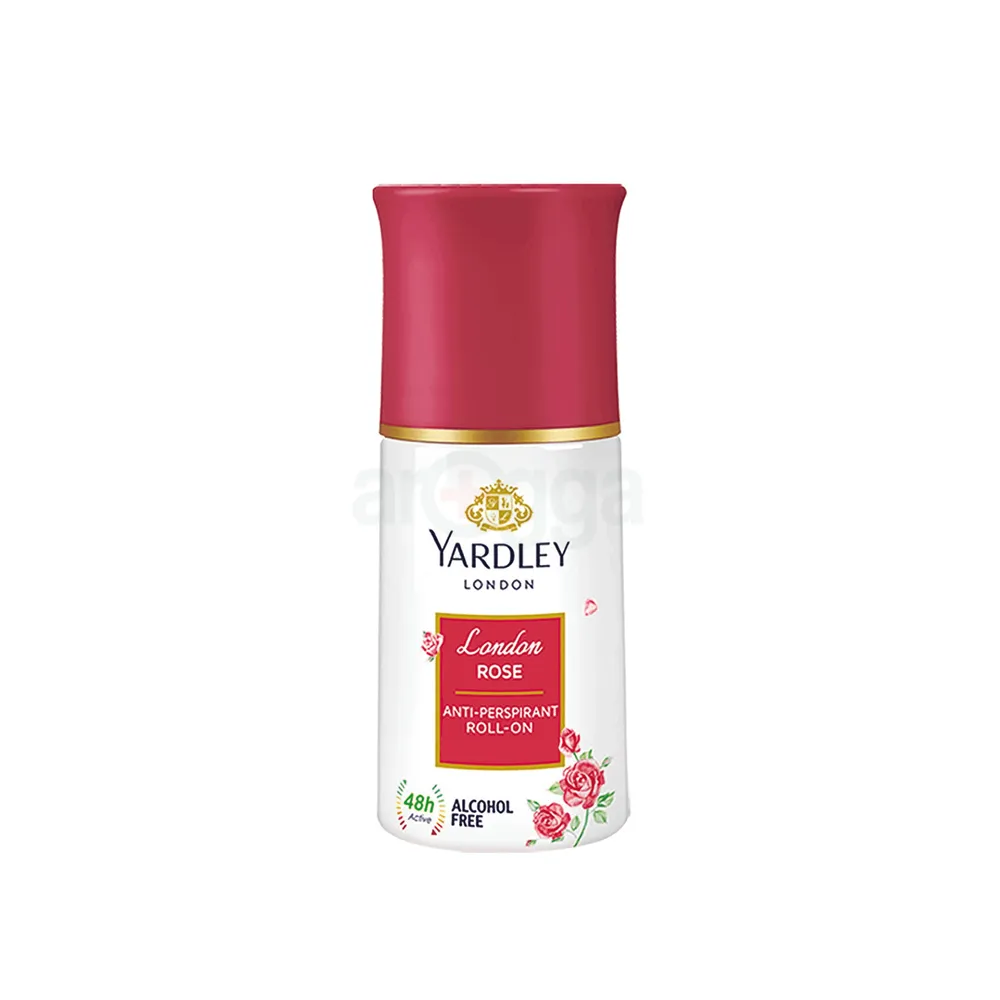Picture of Yardley London Rose Anti-Perspirant Roll On 50ml