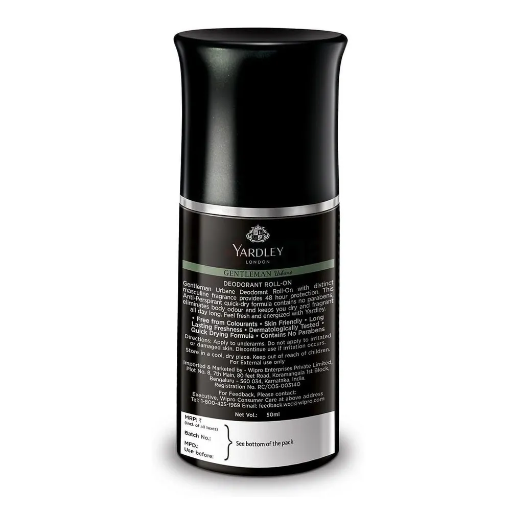 Picture of Yardley Gentleman Urbane Deodorant Roll-On 50ml