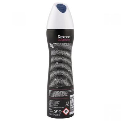 Picture of Rexona Invisible Pure Body Spray 200 ml