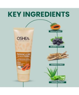 Picture of Oshea Herbals Papayaclean Anti Blemishes Face Wash 100gm
