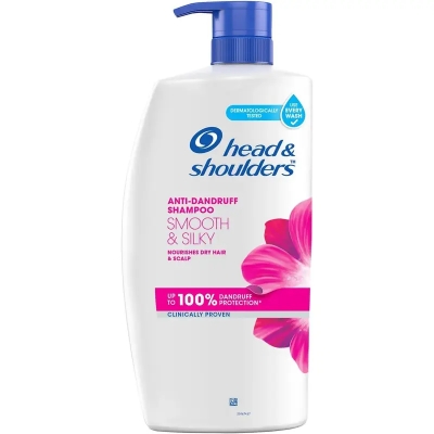 Picture of Head & Shoulders Smooth and Silky Anti-Dandruff Paraben Free Shampoo 1L