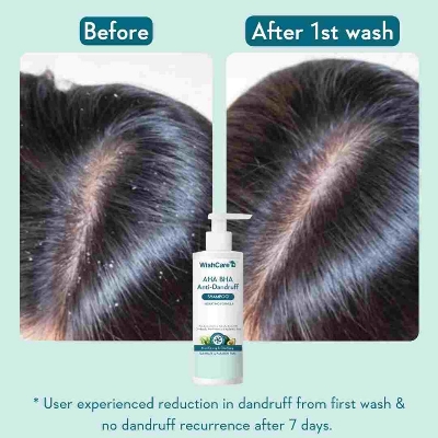 Picture of WishCare AHA BHA Anti-Dandruff Shampoo 250ml