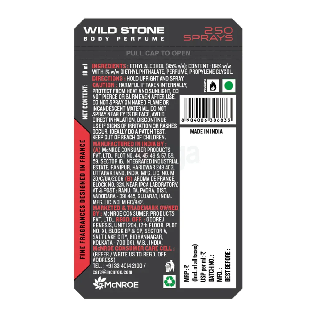 Picture of Wild Stone Move Blast Pocket Body Perfume-18ml