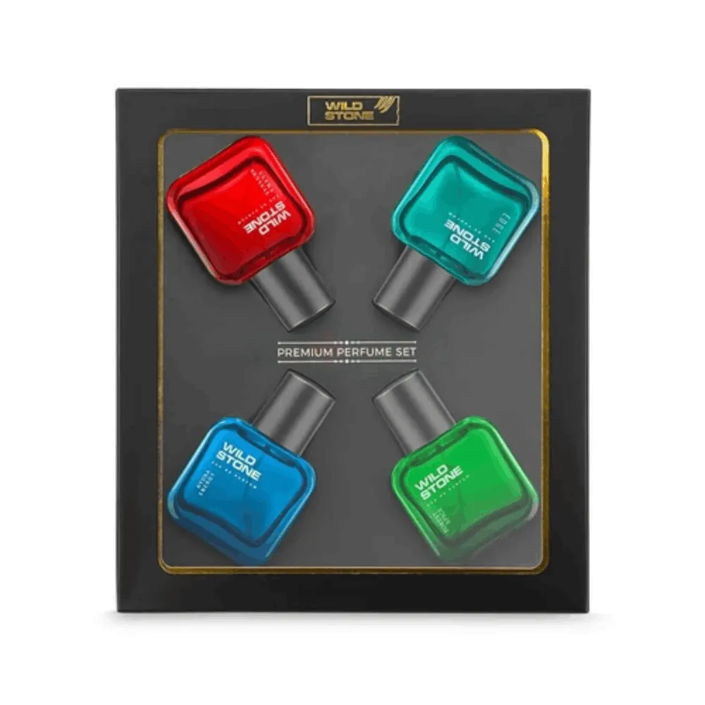 Picture of Wild Stone Edge, Forest Spice, Hydra Energy and Ultra Sensual Perfume Pack of 4