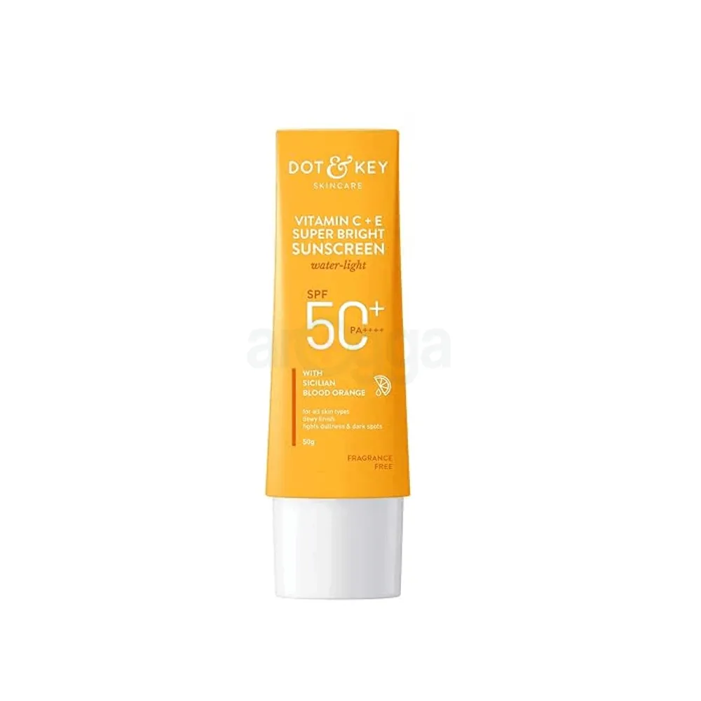 Picture of Dot and Key Vitamin C + E Super Bright Sunscreen with SPF 50+ PA++++ 50gm