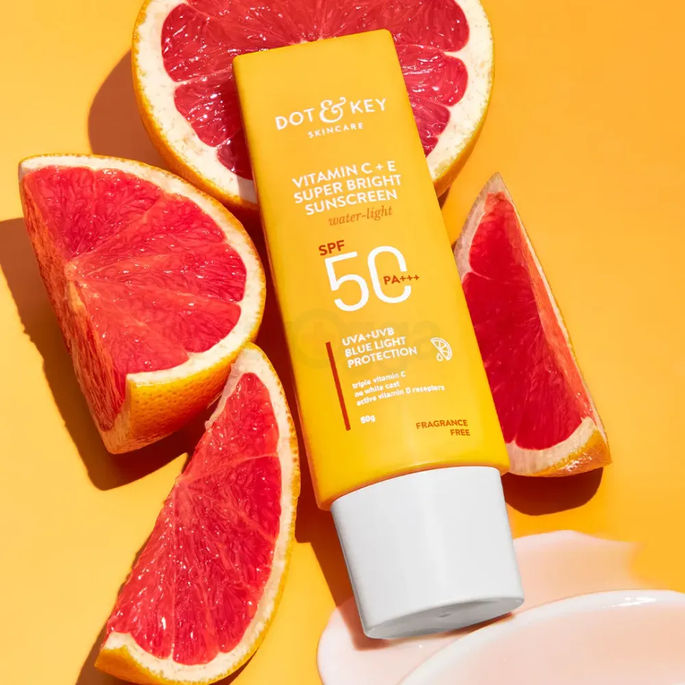 Picture of Dot and Key Vitamin C + E Super Bright Sunscreen with SPF 50+ PA++++ 50gm