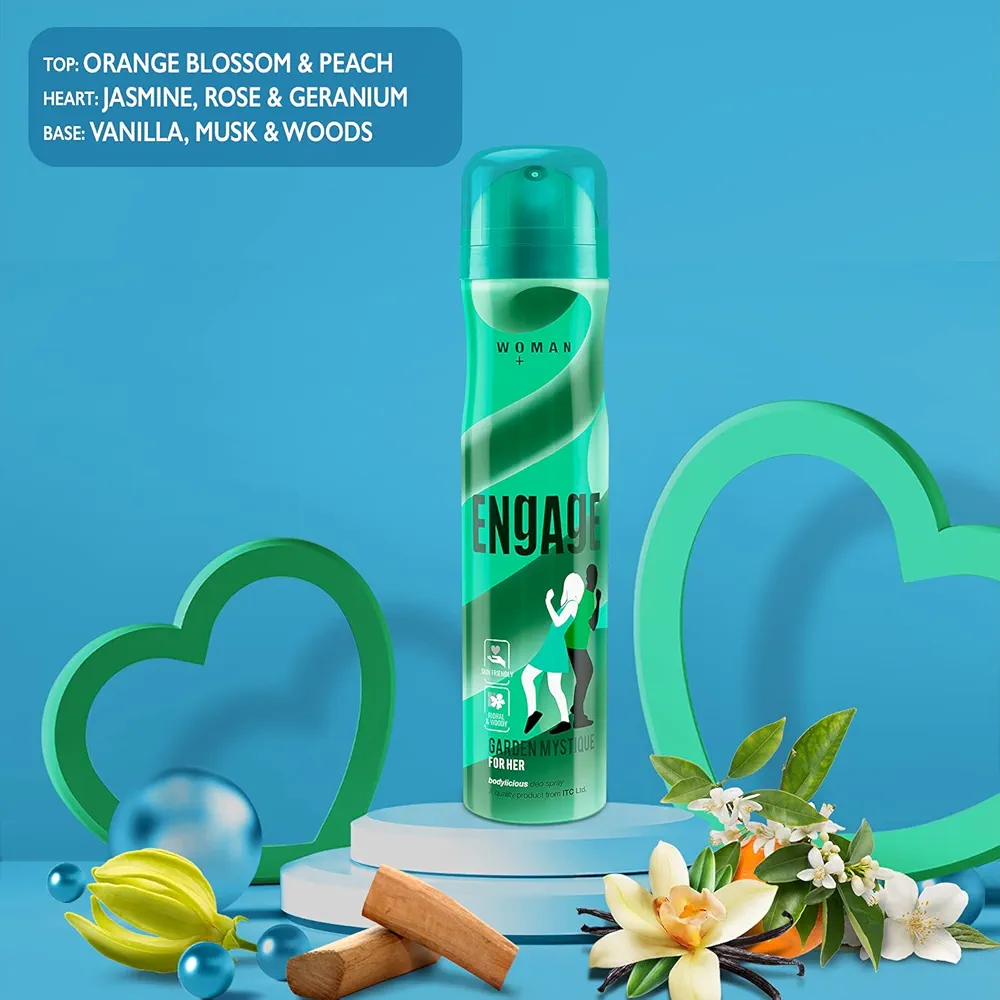 Picture of Engage  Deodorant Body spray Garden Mystique Women 150ml