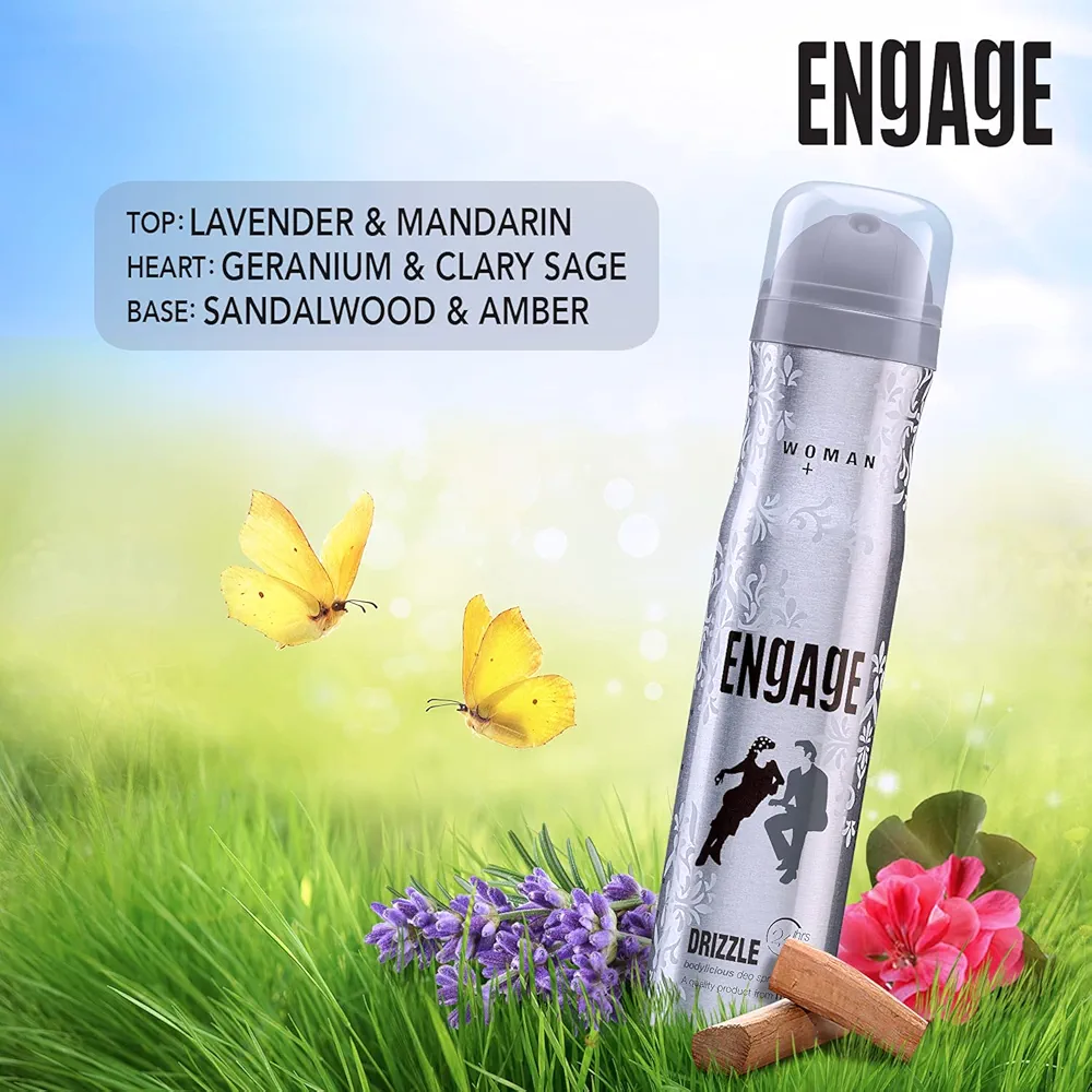 Picture of Engage  Deodorant Body spray Drizzle   Women 150ml