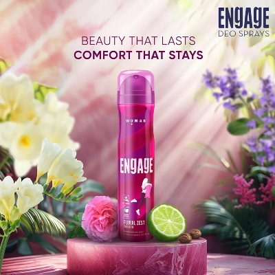 Picture of Engage  Deodorant Body spray Floral Zest  Women 150ml