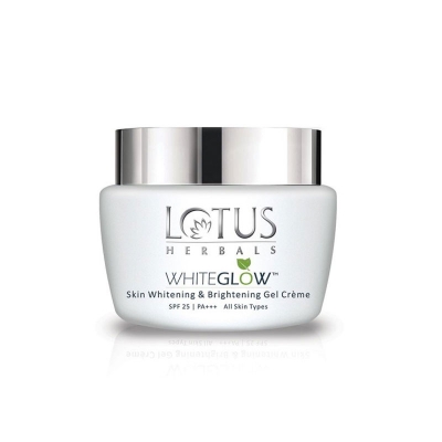 Picture of Lotus Herbals Whiteglow Skin Whitening and Brightening Gel Crème SPF 25 PA+++ 60gm
