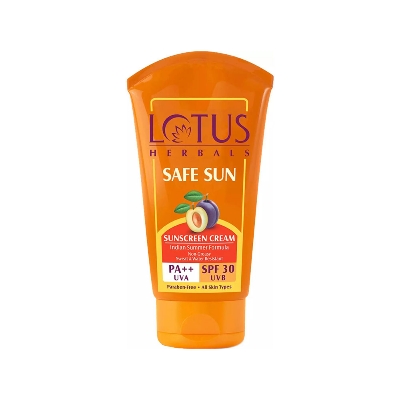 Picture of Lotus Herbals Safe Sun Sunscreen Cream SPF 30 PA++ 100ml