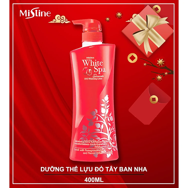 Picture of Mistine Body Lotion White Spa Whitening Summer UV3 400ml