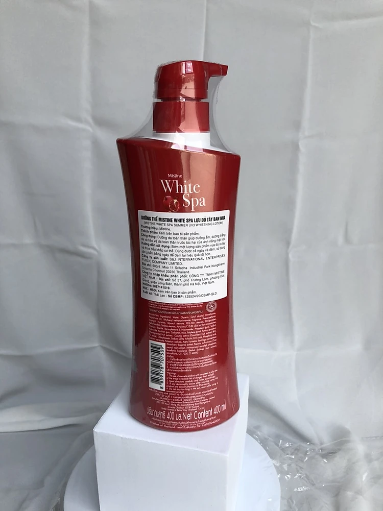 Picture of Mistine Body Lotion White Spa Whitening Summer UV3 400ml