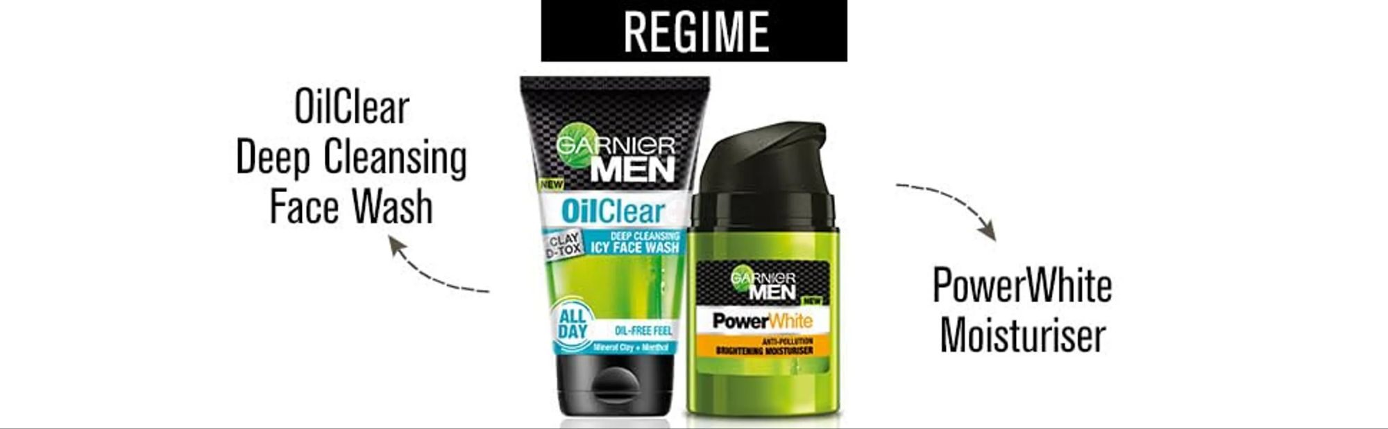 Picture of Garnier Men Oil Clear Deep Cleansing Icy Face Wash 100gm