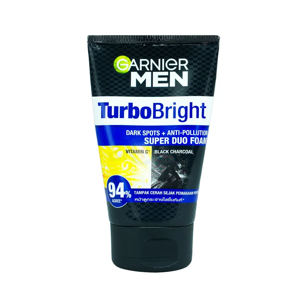 Picture of Garnier Men Turbo Bright Dark Spot & Anti-Pollution Super Duo Foam 100ml