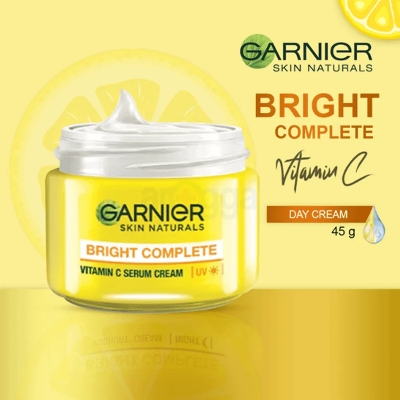 Picture of Garnier Bright Complete Vitamin C Serum Cream UV 45gm
